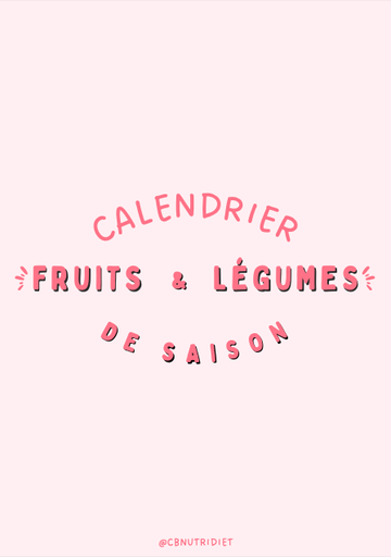 Calendrier fruits et légumes